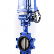 Válvula de mariposa tipo lug con actuador eléctrico modulante Válvula de mariposa tipo lug con actuador eléctrico modulante